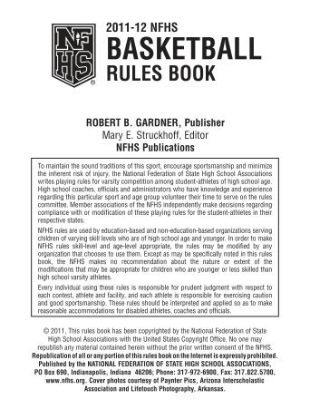 Nfhs soccer rule book pdf